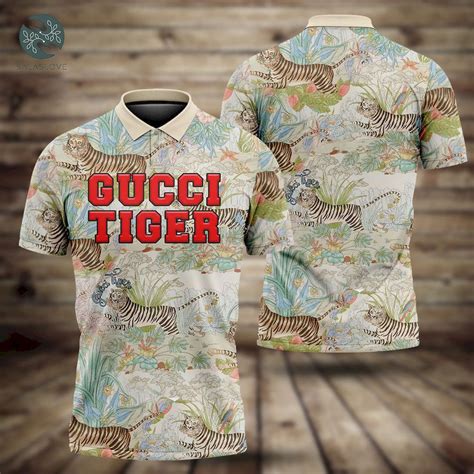 gucci tiger polo